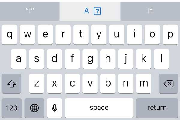 Comment contourner le bogue de texte prédictif «i → A [?]» Dans iOS 11.1